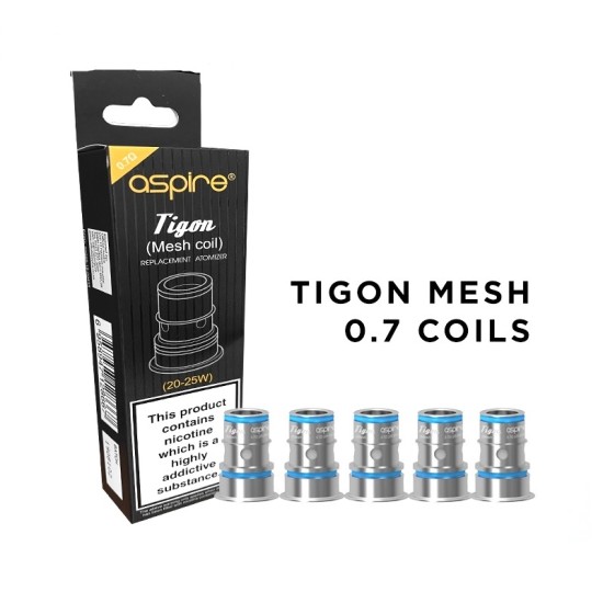 Κεφαλες Mesh Coil 0.7 ohm Aspire Tigon