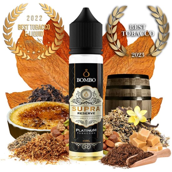 Bombo Platinum Tobaccos Supra Reserve flavorshot