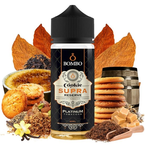Bombo Platinum Tobaccos Cookie Supra Reserve 40/120ml flavorshot