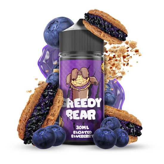 Bloated Blueberry Greedy Bear 120ml